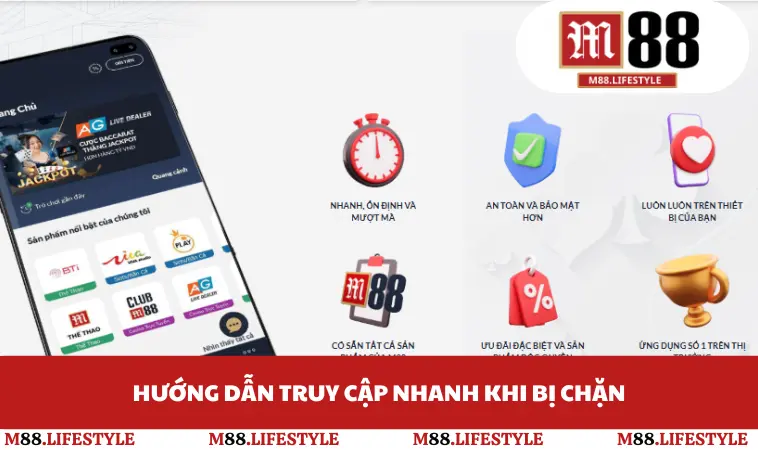 Hướng dẫn truy cập nhanh khi bị chặn