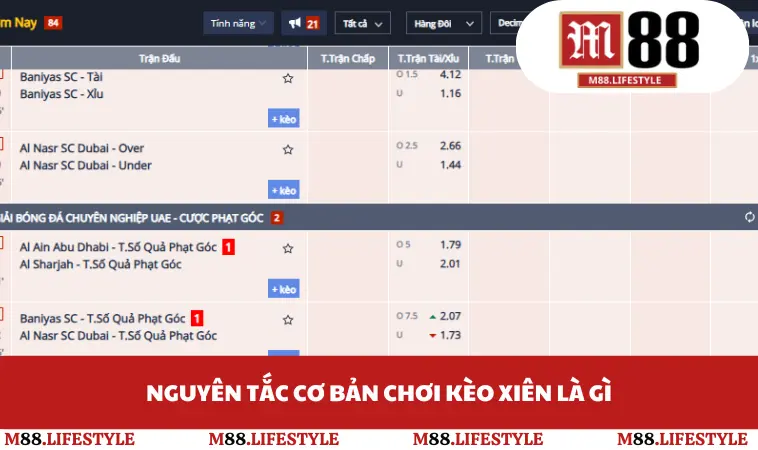 Nguyên tắc cơ bản chơi kèo xiên là gì