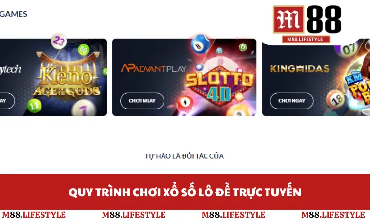 Quy trình chơi xổ số lô đề trực tuyến