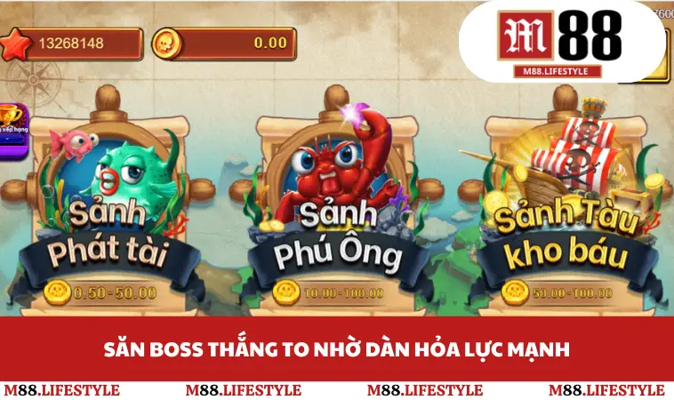 Săn boss thắng to nhờ dàn hỏa lực mạnh